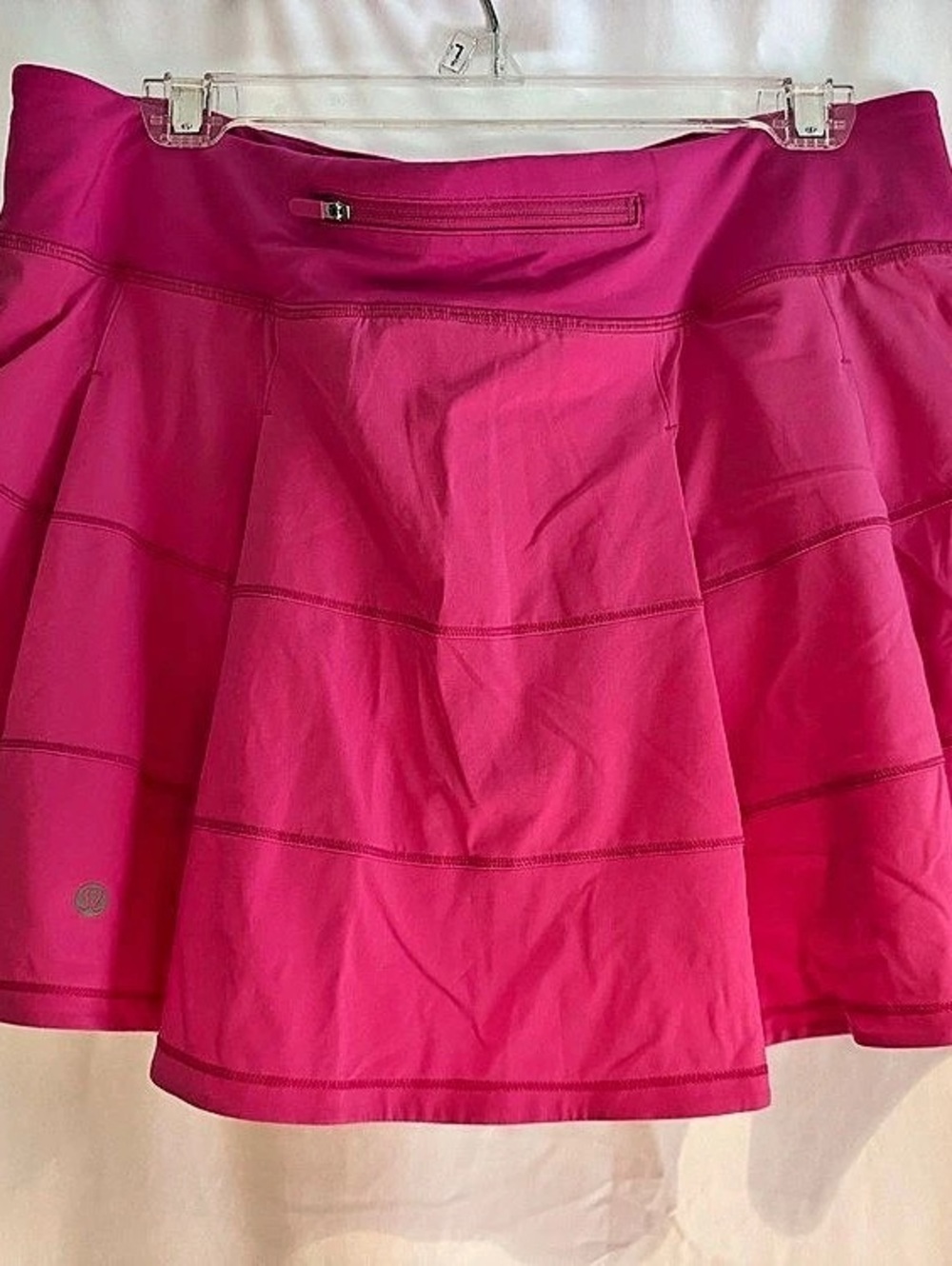 lululemon Pace Rival Mid-Rise Skirt Athletic Skirt Hot Pink Size 12